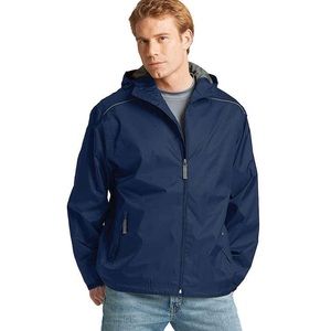 Navy Men’s Nylon Windbreaker Size Large APS ABRSD Transportation
